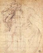 Pontormo, Jacopo Adam and Eve at Work oil on canvas